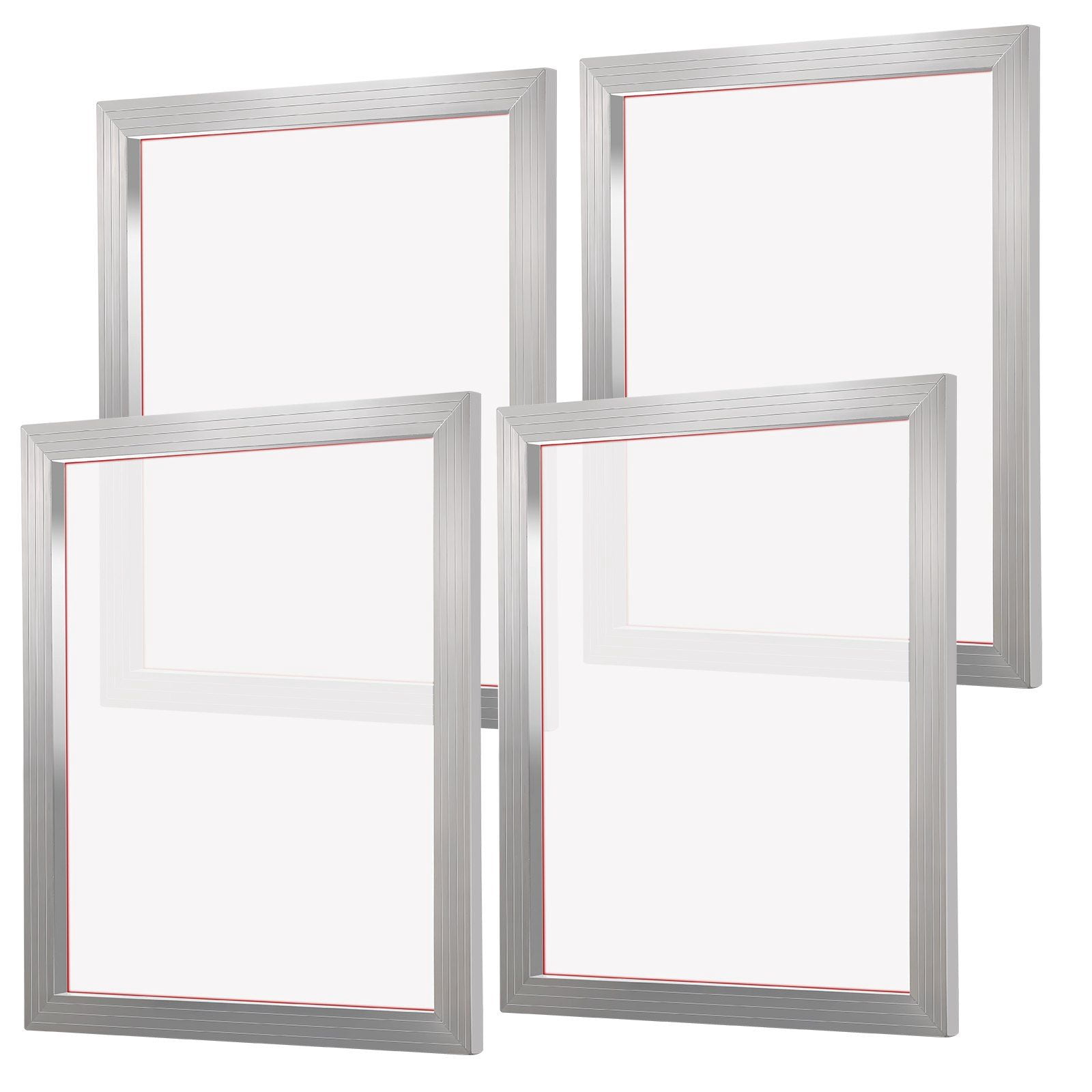 4-Piece Aluminum Silk Screen Printing Frames Kit 20x24 Inch 355 Mesh ...