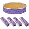 thumbnail image 1 of 4-Piece Bake Even Strip,Cake Pan Dampen Strips,Super Absorbent Thick Cotton,Cake Strips for Baking,Cake Pan Strips, 1 of 5