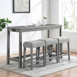Walmart bar table with stools discount