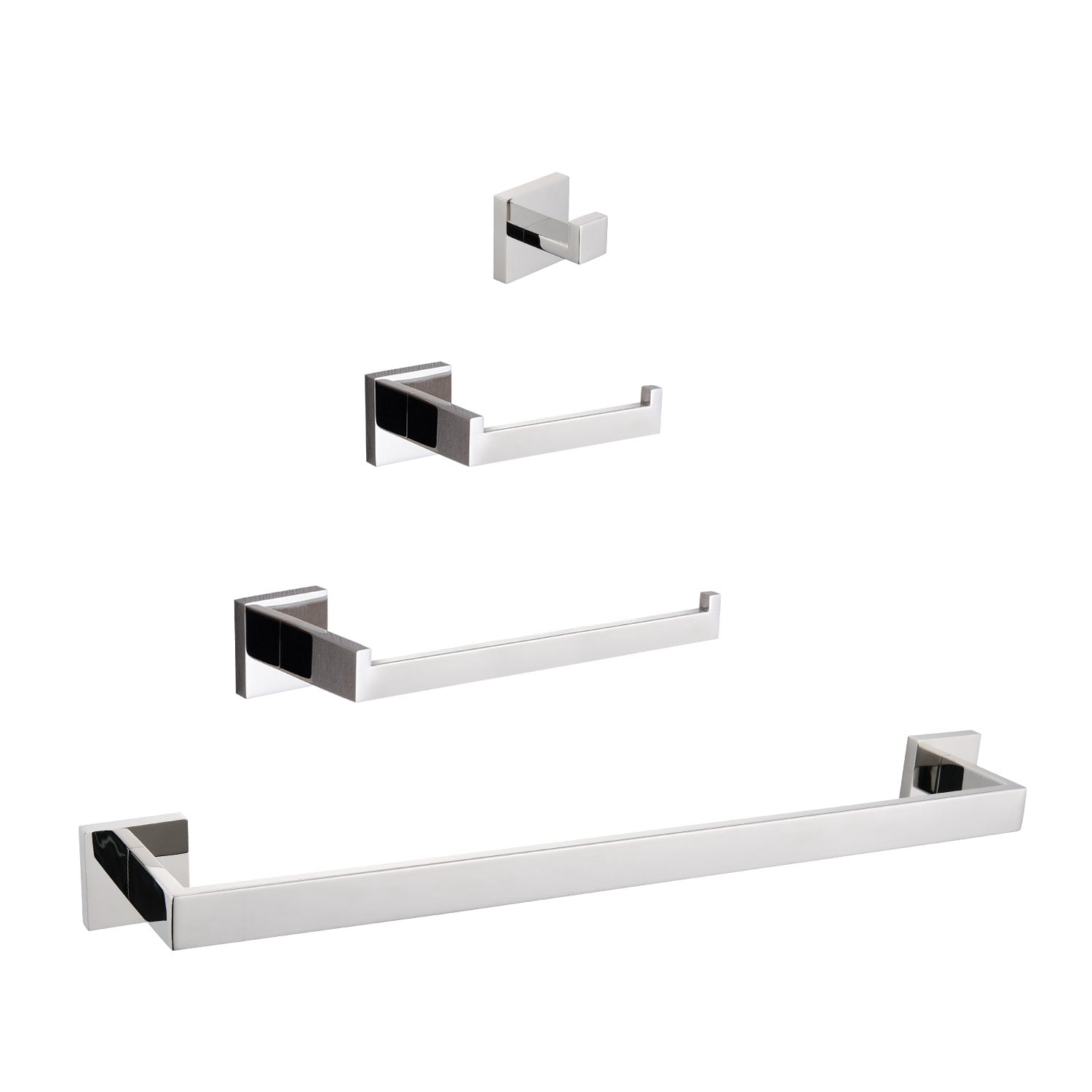 4 Piece Bathroom Hardware Set