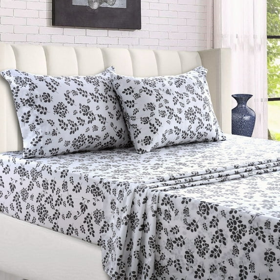 4 Piece Bed Sheet Extra 14" Deep Pocket 1800 Count Microfiber Soft Bedding Sheet