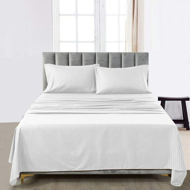 4 Piece Bed Sheet Set Deep Pocket Luxury Ultra Soft Microfiber Bed Sheets