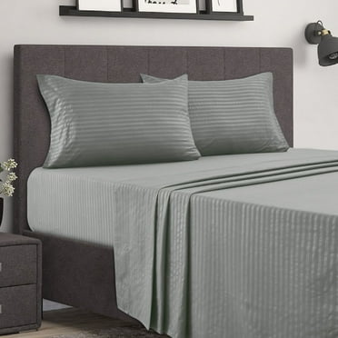 4 Piece Bed Sheet Set Hotel Luxury Ultra Soft Microfiber Deep Pocket Sheets Set