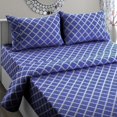 thumbnail image 1 of 4 Piece Bed Sheet Set Microfiber Comfort 1800 Thread Count Deep Pocket Sheets, 1 of 14