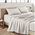 thumbnail image 1 of 4 Piece Bed Sheet Set Microfiber Ultra Soft Cooling Deep Pocket Bed Sheets Set, 1 of 14