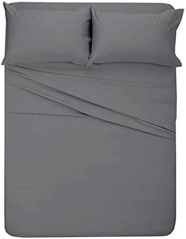 4 Piece Bed Sheet Sets of Brushed Microfiber 15" Deep Pocket (Twin XL