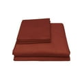 thumbnail image 1 of 4 Piece Bed Sheets Set 1800 Thread Count Bamboo Feel Full Twin Queen Cal King, 1 of 18