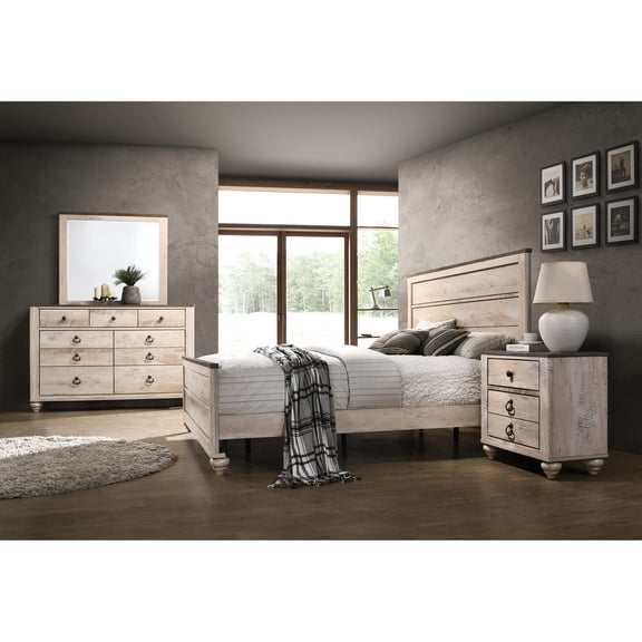 4-Piece Bedroom Set with Smooth Drawer Slides / Make Bedroom Organization Easier