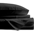 thumbnail image 1 of 4 Piece Boat Sheet Set, 100% Egyptian Cotton, 600 Thread Count, 14" Deep Pocket, Extra Soft and Luxury - Universal - XL - V Berth Size Fits Perfectly - Black Solid., 1 of 5
