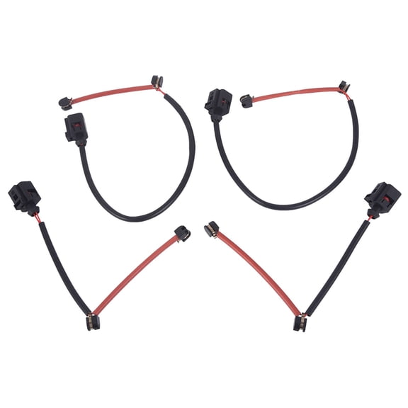 4-Piece Brake Wear Sensor Set for Enhanced Vehicle Safety-4PCS Front Rear Brake Pad Wear Sensor
