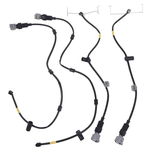 4-Piece Brake Wear Sensor Set for Enhanced Vehicle Safety-4PCS Front Rear Brake Pad Wear Sensor