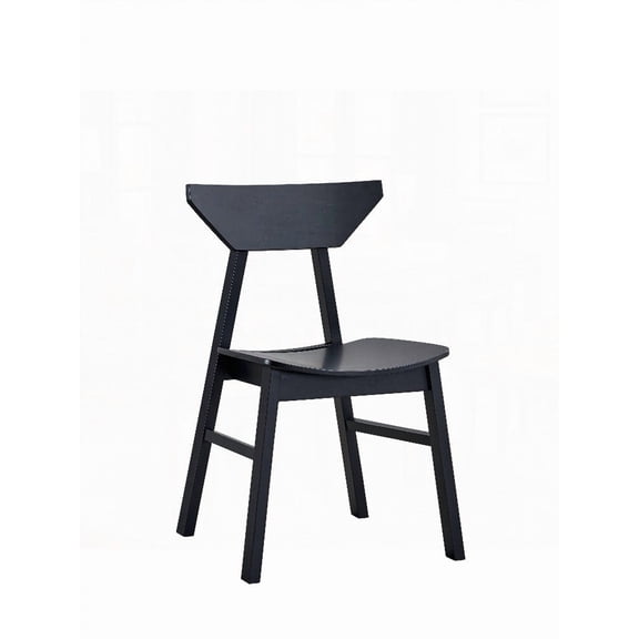 4-Piece Briar Black Finish Side Chairs with Wood & Composite Wood - Daily Family Meals