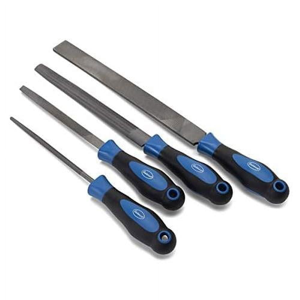 4 Piece Carbon Steel Mini Metal File Set Tools For Removing Rough Edges ...