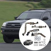 4-Piece Catalytic Converter Set Direct Fit for 2003-2009 Toyota 4Runner 4.0L Also Fits Tacoma / FJ Cruiser