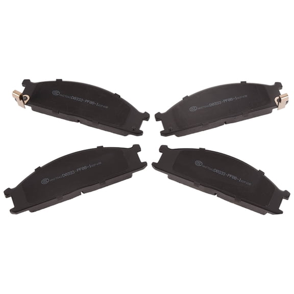 4-Piece Ceramic Brake Set for Front Axle - Low Noise & Dust Performance-4PCS Front Ceramic Brake Pad