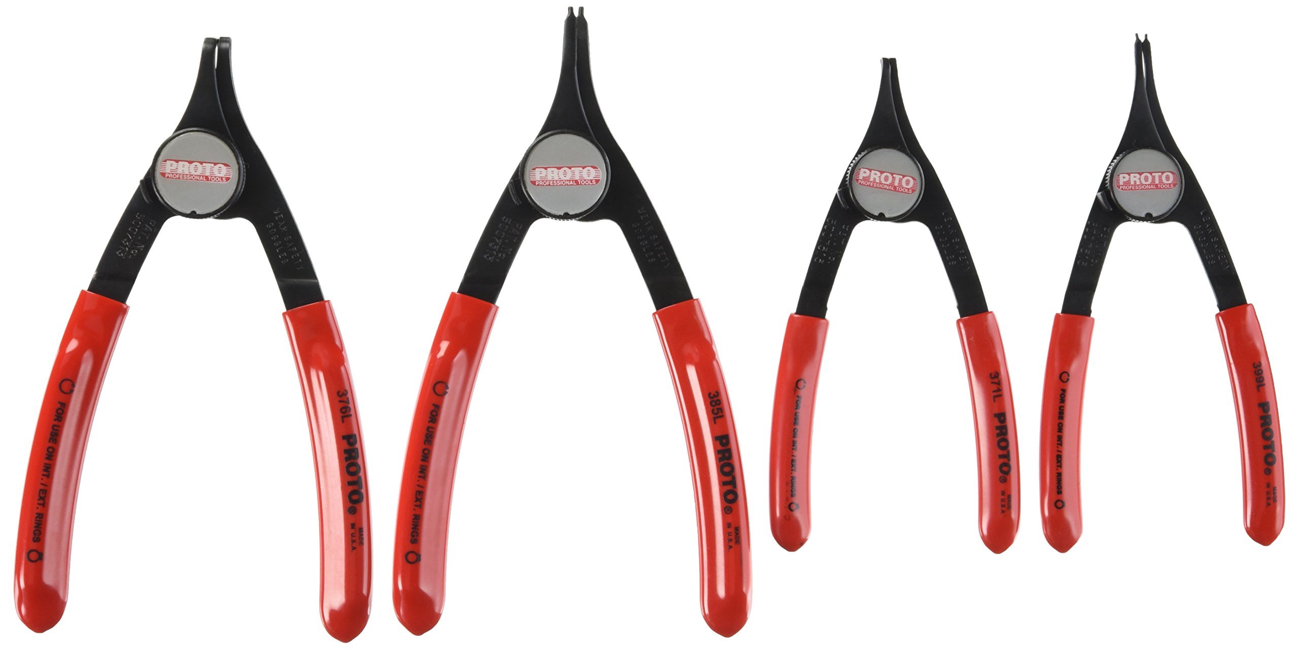 4 Piece Convertible Retaining Ring Pliers Set CA3