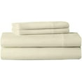 thumbnail image 1 of 4 Piece Cot Sheet Set, RV Bunk Sheet Set, 400 Thread Count, 100% Egyptian cotton, Extra Soft and Luxury, 16" Inch Deep Pocket - 39 x 75 Twin Size- Ivory Solid, 1 of 5