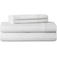 thumbnail image 1 of 4 Piece Cot Sheet Set, RV Bunk Sheet Set, 400 Thread Count, 100% Egyptian cotton, Extra Soft and Luxury, 8" Inch Deep Pocket - 48 x 75 3/4 Full Bunk Size- White Solid, 1 of 5