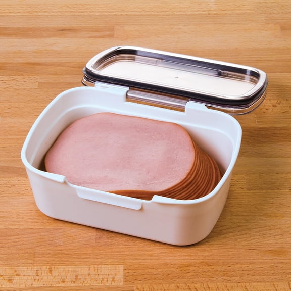 4-Piece Deli Container Set – Airtight, BPA-Free Food Storage with Freshness Lock, Ideal for Deli Meats, Cheese, and Produce