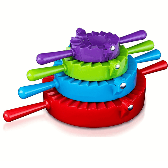 4-Piece Dumpling and Empanada Maker Set, Dough Press for Ravioli Momos Gyozas Pierogi Calzones and Jamaican Beef Patties, Pasta Making Tool