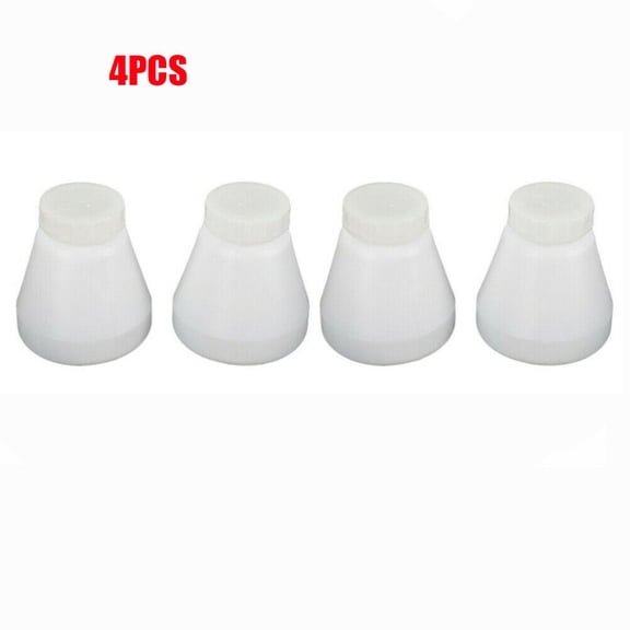 4 Piece Durable Electrostatic Sprayer Hopper Cups For Powder Coating Spray Gun PC02/PC03 Hopper Cups Durable For Powder Coating System PC02 PC03 Paint Spray Gun