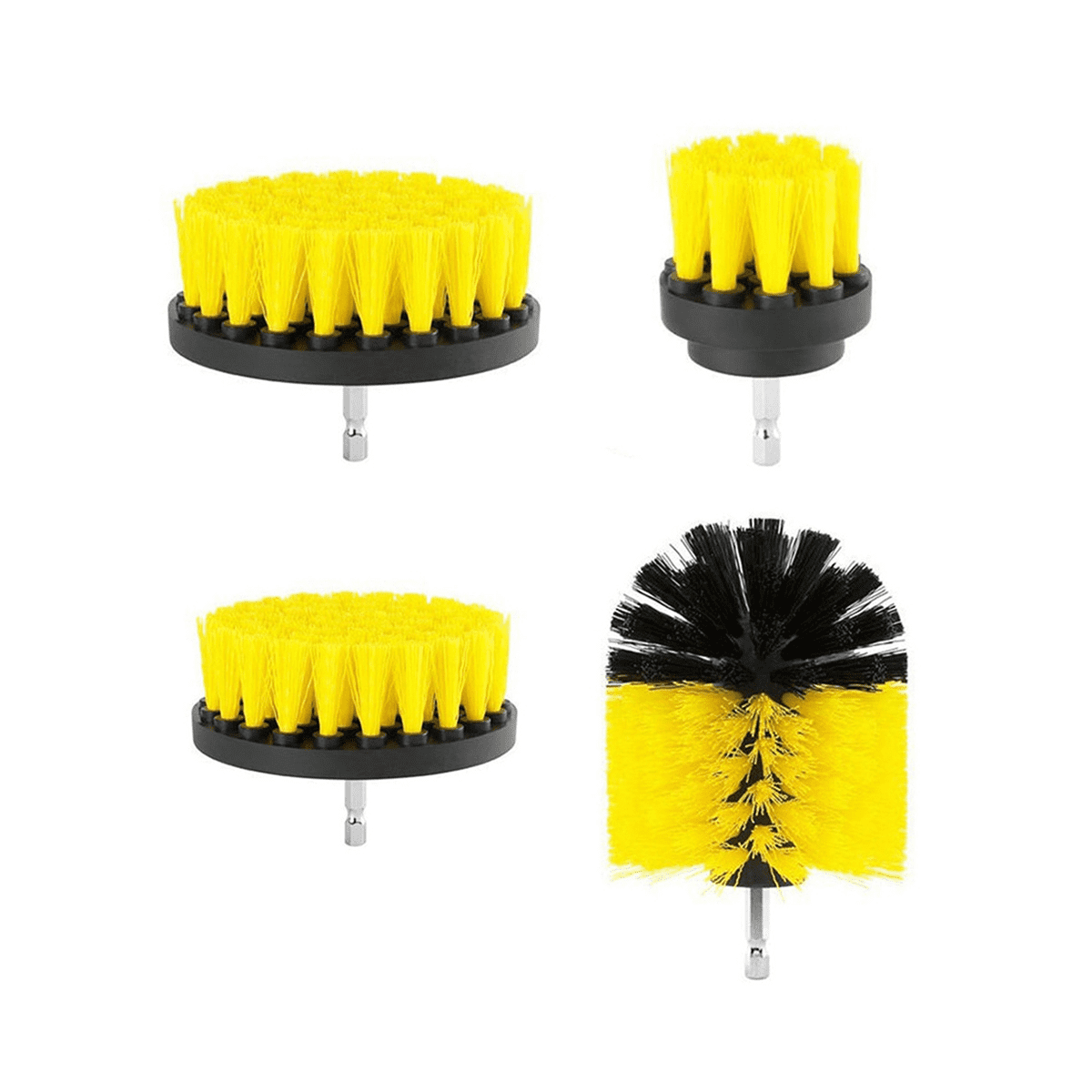 4Piece Electric Cleaning Brush Head Kit MultiFunctional Ceramic Tile