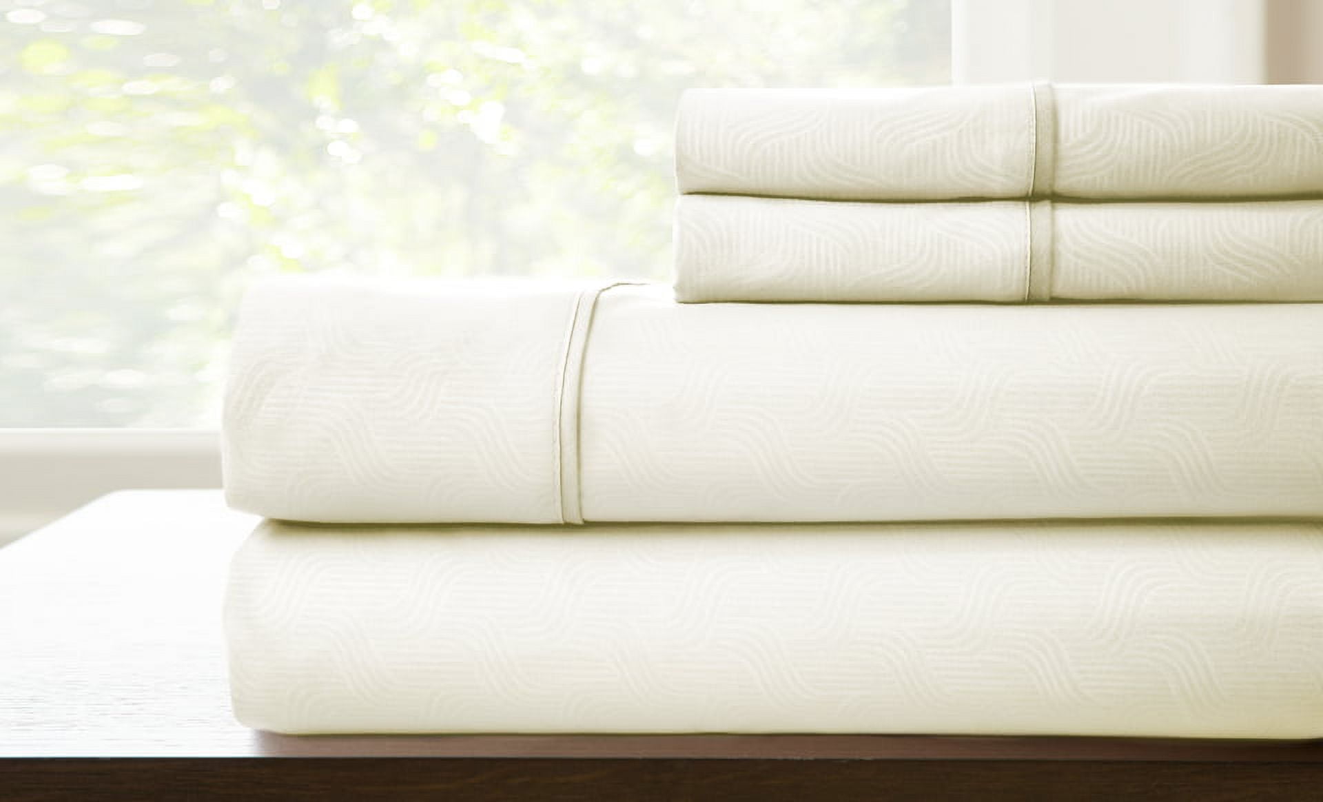 4 Piece Embossed Sheet Set