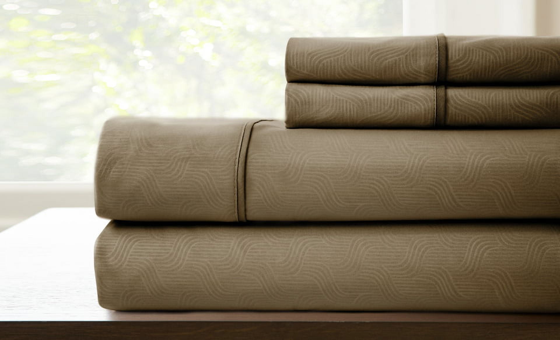 4 Piece Embossed Sheet Set