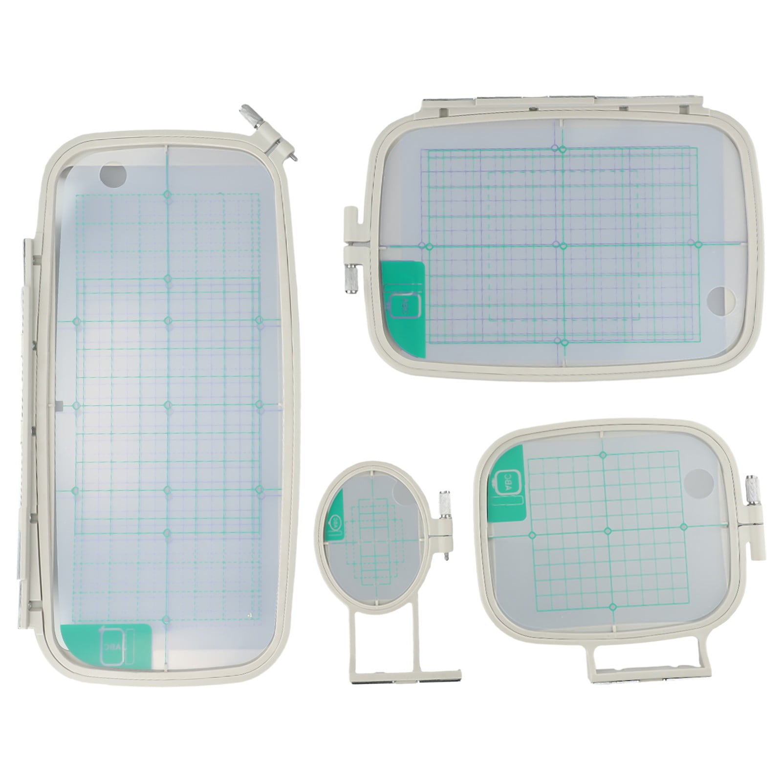 4 Piece Embroidery Hoop-4 Embroidery Hoop Compatible With Brother-Pe770 Nv780d F440e Pe830dl Ns2750d Etc