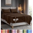 thumbnail image 1 of 4-Piece Extra Deep Pocket Sheet Set | Fits 18 to 21 Inch Mattresses, Soft Cooling Microfiber, Hotel Luxury, Wrinkle & Fade Resistant, OEKO-TEX Certified | Utopia Bedding, Queen, Mocha, 1 of 6