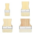 thumbnail image 1 of 4-Piece Flat Paddle Brush Set, Wide Large Paint 2/3/4/5 Inch for Oil and Acrylic Paints, 1 of 5