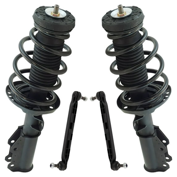 4 Piece Front Suspension Strut Assembly Sway Bar End Link Kit Set for Buick SCA34826