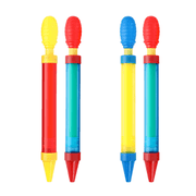4 Piece 11 inches H2O Blasters Mini Water Squirters Assorted Colors Good for Summer Activities Outdoor Pool Swimming Water Game Play Toys Color May Vary