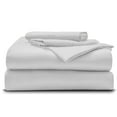 thumbnail image 1 of 4-Piece Giza Cotton Queen Size Sheet Set - Premium 1000-Thread-Count 100% Giza Egyptian Cotton, Fit Upto 24 inches Extra Deep Pockets Mattress - White, 1 of 7