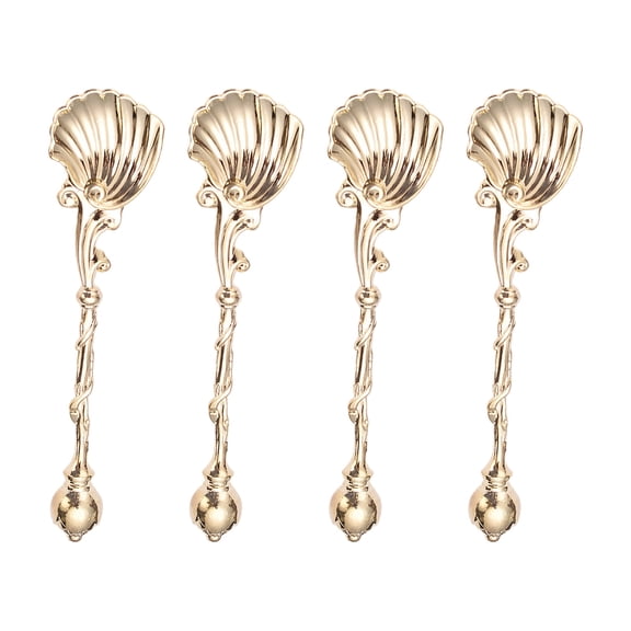 4 Piece Historic Fashion Dessert Utensils Strong Metal Alloy Utensils For Baking Drink Mixing