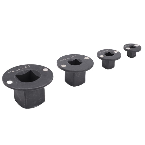 4-Piece Insert Low Profile Impact Socket Adapter Set, Drive Reducing Tool for Mechanics