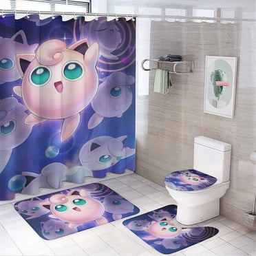 4PCS Farm Animal Shower Curtain Set Sunflower Country Rustic Farmhouse Bathroom Decor Set