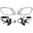 thumbnail image 1 of 4-Piece Kit Front Interior Door Handle Chrome With door lock button includes Door Handle Trims for 1995 Chevrolet C2500 Base 6 Cyl 4.3L, 1 of 4