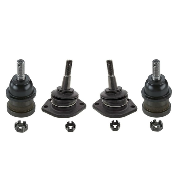 4 Piece Kit Front Upper and Lower Ball Joints Fits select: 1973-1986 CHEVROLET C10, 1987 CHEVROLET R10