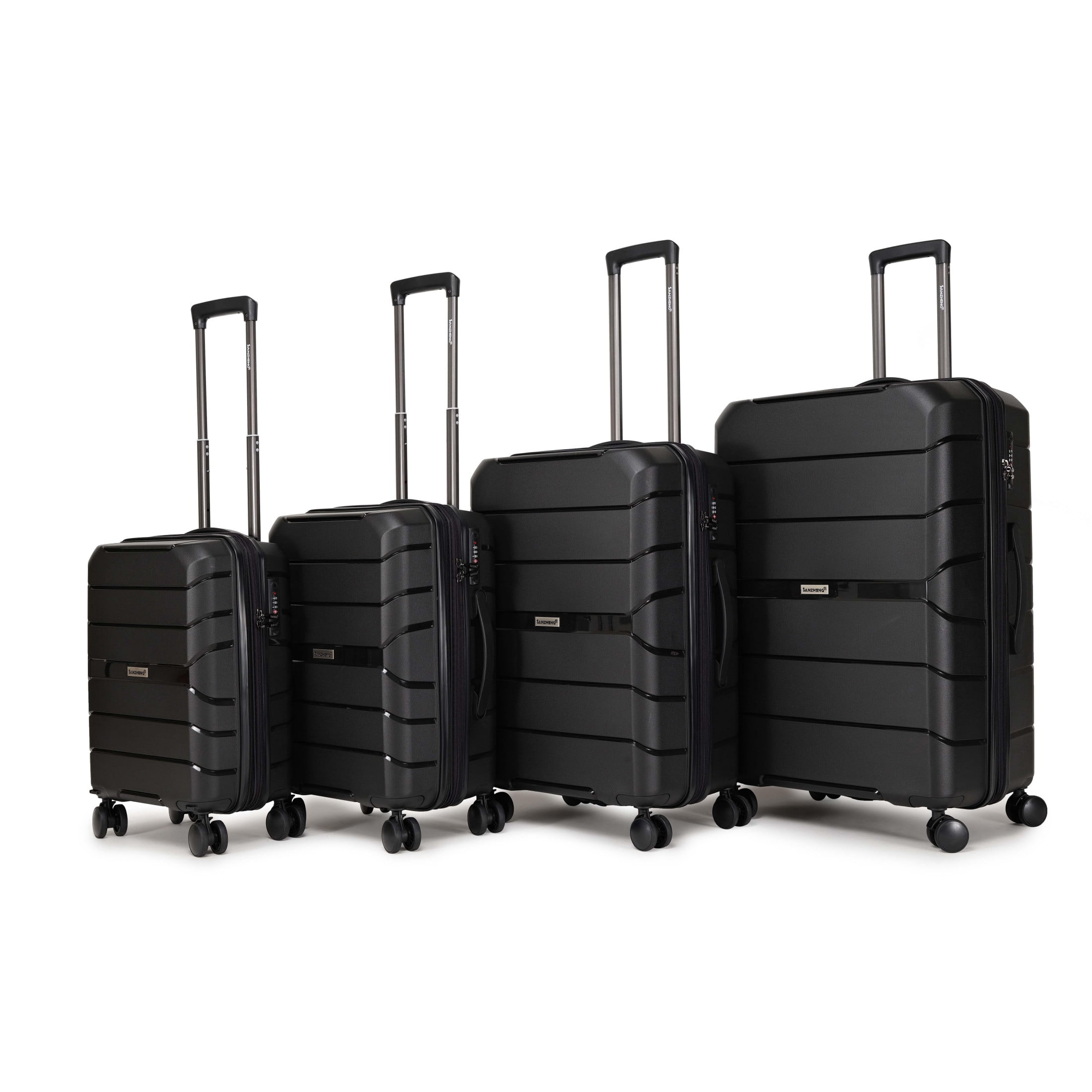 4-Piece Luggage Set (18 Inches, 20 Inches, 24 Inches, 28 Inches ...