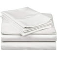 thumbnail image 1 of 4 Piece Luxurious Sheet Set ultra Soft 100% Egyptian Cotton, 800 Thread Count 8 Inch Deep Pocket - (Olympic Queen - Size) Solid White Colour, 1 of 3