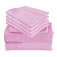 thumbnail image 1 of 4 Piece Luxury Rayon Made From Bamboo Sheets Set- Twin XL Light Blue Sheets, Softer Than Cotton-Up To 16" Deep Pockets-Wrinkle Free-Extremely Soft Bamboo Derived Rayon Sheets- Twin XL,Light Blue, 1 of 4