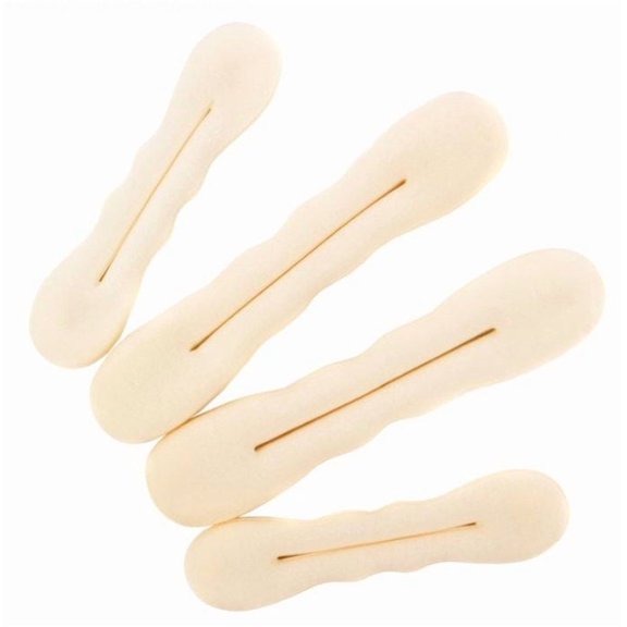 4-Piece Magic Hair Donut Hair Bun Maker,Ballet Bun Hair Accessory,Beige Color,2 Large and 2 Small