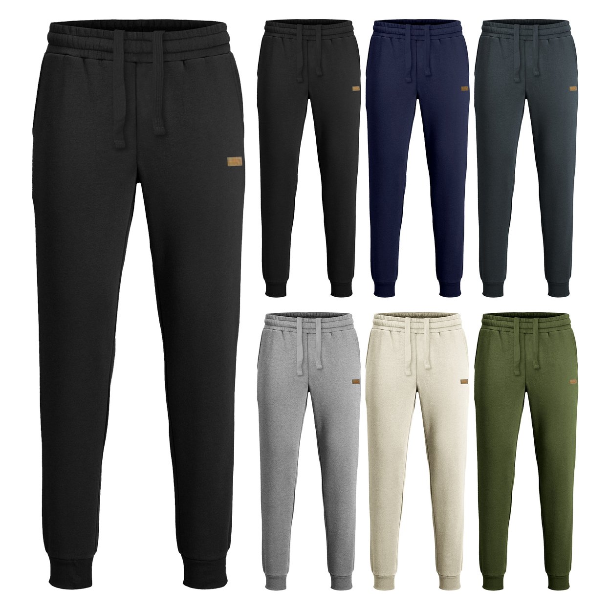 4Piece Mens Winter Warm Soft Cozy Comfy Fleece Lined Jogger Pants