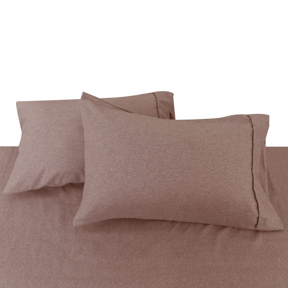 Marquess 4 Piece Microfiber Sheet Set Queen Size, 16" Deep Pocket Bedding Set Vintage Pink Color