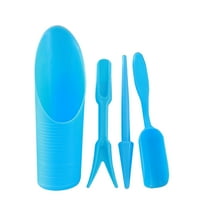 4-Piece Mini Garden Tool Set for Plants | Indoor Plant Transplanting Tools with Shovel & Aeration Tool | Cactus & Bonsai Care Kit for Students & Home Gardeners