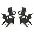thumbnail image 1 of 4-Piece Modern Curveback Adirondack Conversation Set, 1 of 1