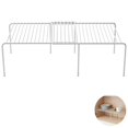 thumbnail image 1 of 4 Pcs Expandable Shelf Organizers, Kitchen Cabinet Organizer Racks, Adjustable Metal Storage Shelves, Spice Racks for Kitchen Counter, Cupboard, Closet, Bathroom, 1 of 8