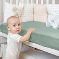 thumbnail image 1 of 4-Piece Muslin Crib Bedding Set Soft Breathable Mattress Sheets For Nursery, 1 of 5