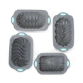 thumbnail image 1 of 4-Piece Non-Stick Kitchen Oven Bread Pan Toast Pan Set for Banana Bread, Sandwich Bread, Pound Cake and Meatloaf, 1 of 8